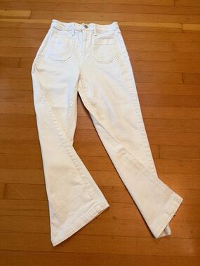 White High-Rise Flare Women's Jeans